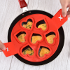Quick DIY Nonstick Silicone Pancake Molds with 7 Holes for Pan
