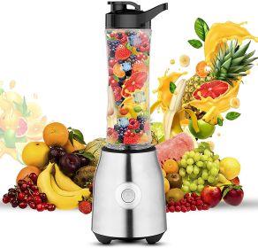 5 Core 600ml Personal Blender for Shakes and Smoothies;  Powerful & Professional Smoothie Maker with Portable Bottle 300W Electric Motor BPA Free Food