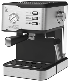 Geek Chef Espresso Machine;  Espresso and Cappuccino latte Maker 20 Bar Pump Coffee Machine Compatible with ESE POD filter&Milk Frother Steam Wand;  f