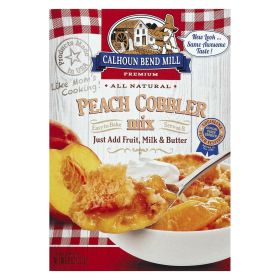 Calhoun Bend Mix - Peach Cobbler - Case of 6 - 8 oz