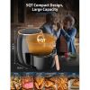 Air Fryer 5.2 Quart;  8-in-1 Electric Hot Air Fryer Cooker Oil-Less with Digital Touchscreen