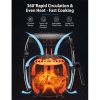 Air Fryer 5.2 Quart;  8-in-1 Electric Hot Air Fryer Cooker Oil-Less with Digital Touchscreen