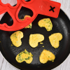 Quick DIY Nonstick Silicone Pancake Molds with 7 Holes for Pan