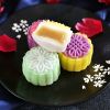 Manual 50g Ice Skin Flower Moon Cake Mould Mid-Autumn Ice Cream Home Baking Tool Set
