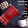 Aluminum Stovetop Espresso Coffee Maker; Stove Top Coffee Maker Mocha Pot
