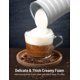 Milk Frother; 4-in-1 Electric Milk Steamer; Hot or Cold Foam Maker and Drink Warmer for Cappuccinos; Lattes; Cold Brew and Iced Coffees; 8.1 oz/240ml;