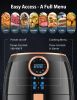 Air Fryer 5.2 Quart;  8-in-1 Electric Hot Air Fryer Cooker Oil-Less with Digital Touchscreen