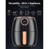 Air Fryer 5.2 Quart;  8-in-1 Electric Hot Air Fryer Cooker Oil-Less with Digital Touchscreen