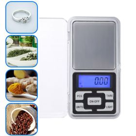 100g/200g/300g/500g X 0.01g Mini Precision Pocket Electronic Digital Scale For Gold Jewelry Balance Gram Scales (Capacity: 200g/0.01g)