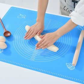 Silicone Pad Silicone Pad Kitchen Pad Baking (Specification: 50*70 (blue))
