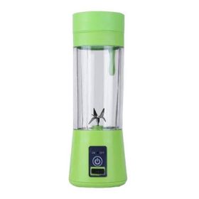 380ML USB Portable Blender Portable Fruit Electric Juicing Cup Kitchen Gadgets (Color: green)